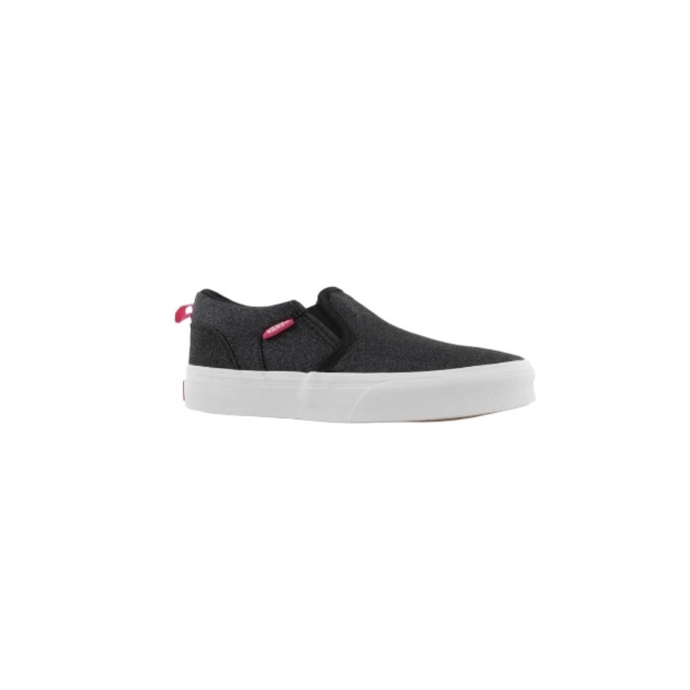 Vans “Asher” Sparkly Black Sneakers - Toddler’s Size 6